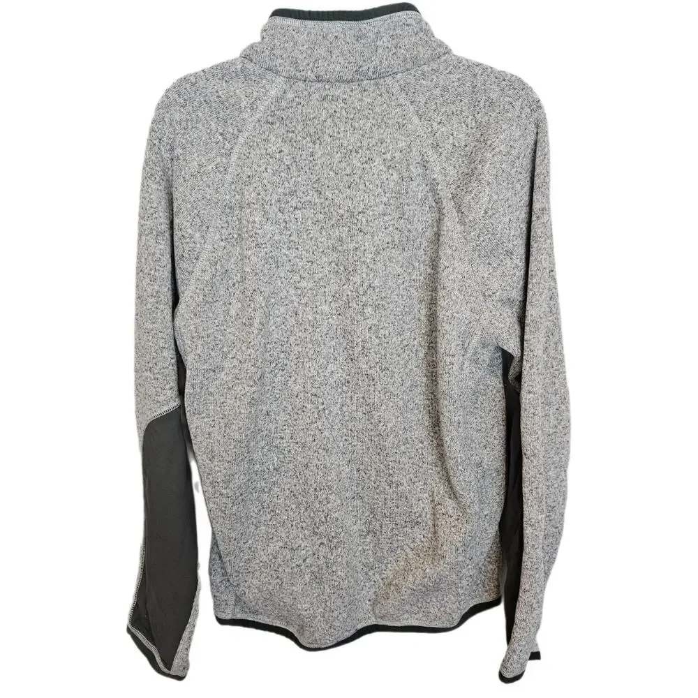 J. Crew Mens Henley Sweater Size M Knit Pullover Cotton Minimalist Preppy Casual
